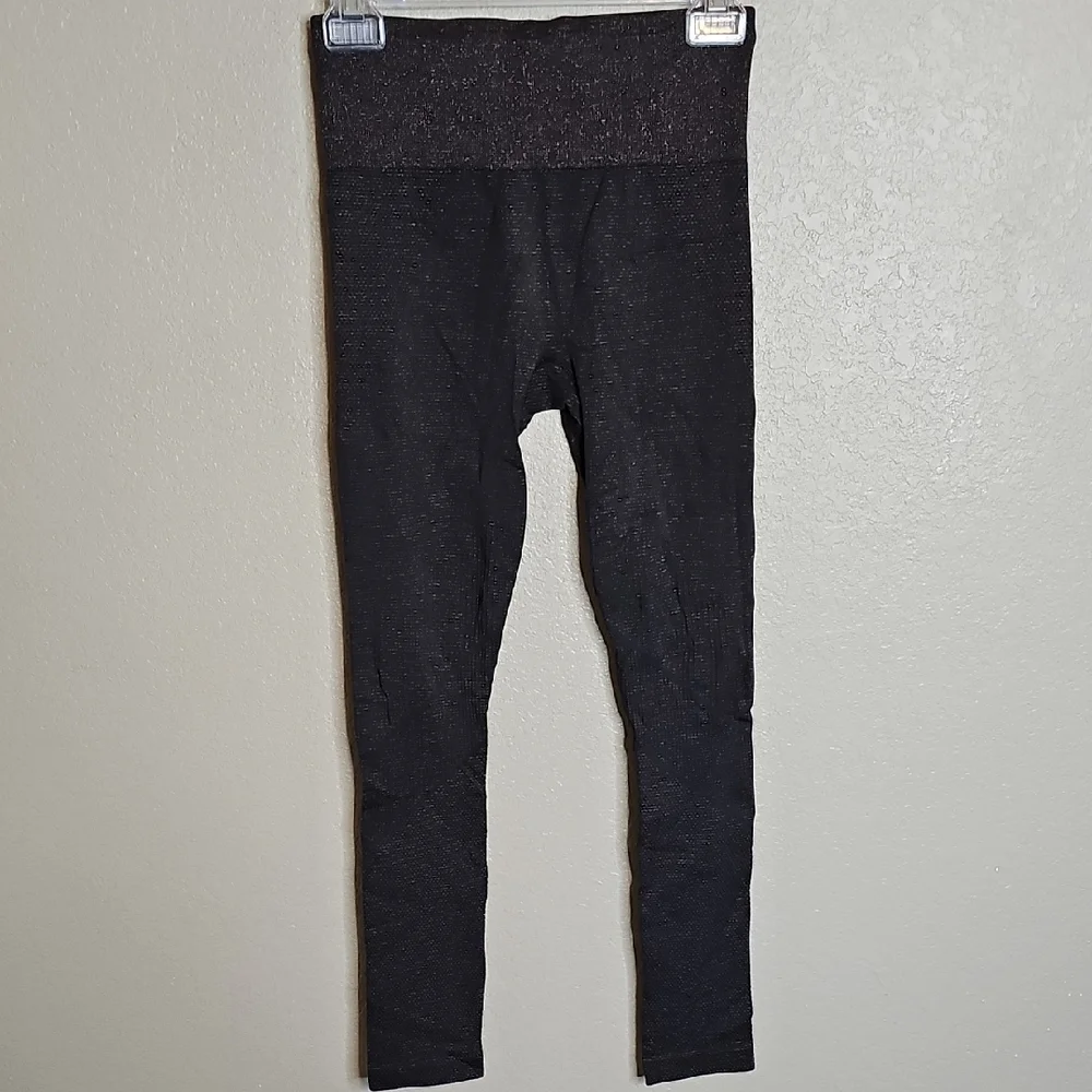 Athleta Espresso Tight Shimmer Glitter Seamless Small‎